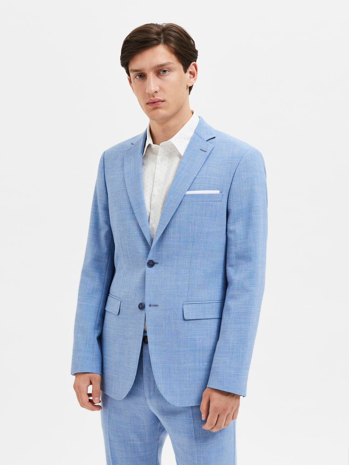 Slim Oasis Blazer - Blå/ Light Blue
